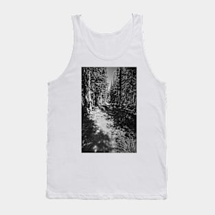 Glacier National Park Lake Wooded Path Tank Top